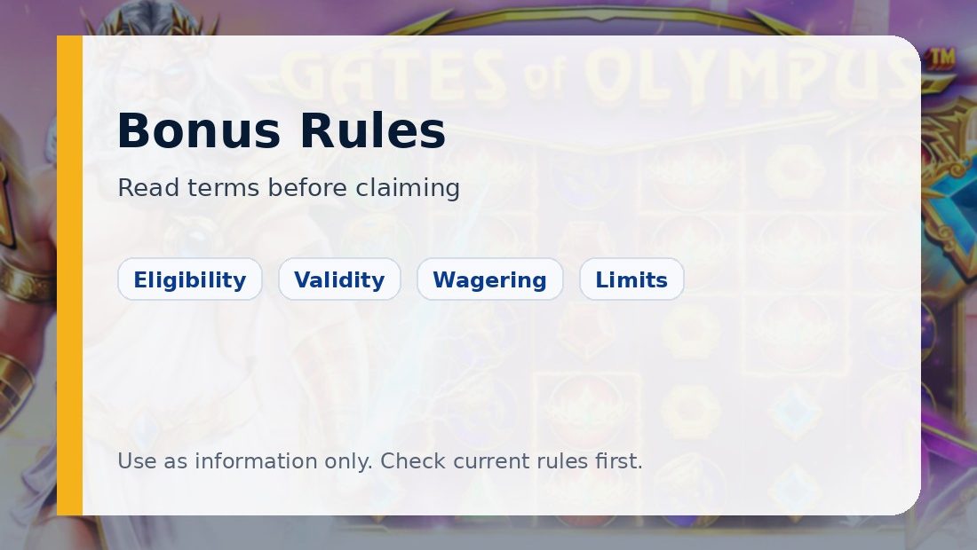 What to Check Before Claiming a Bonus Offer